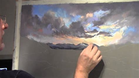 Painting Clouds In Pastel Youtube