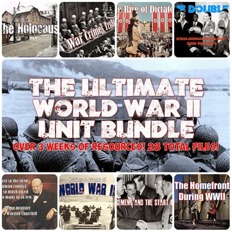 Teach students about the history of world war ii and the conflict's lasting impact with online activities, lesson plans, and more. Students of History: Entire World War II Lesson Plan Unit ...