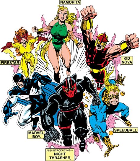 New Warriors Marvel Comics Team Profile Chapter 1