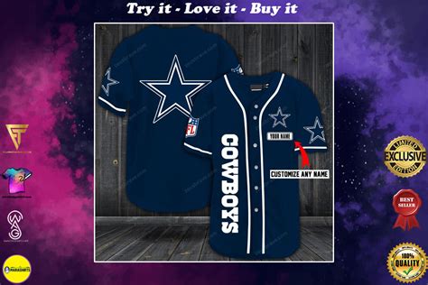 Personalized Name Dallas Cowboys Baseball Shirt The Best Selling