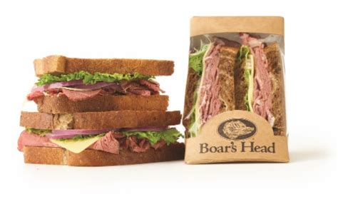 Boar S Head Grab N Go Handcrafted Pastrami Swiss On Rye Sandwich