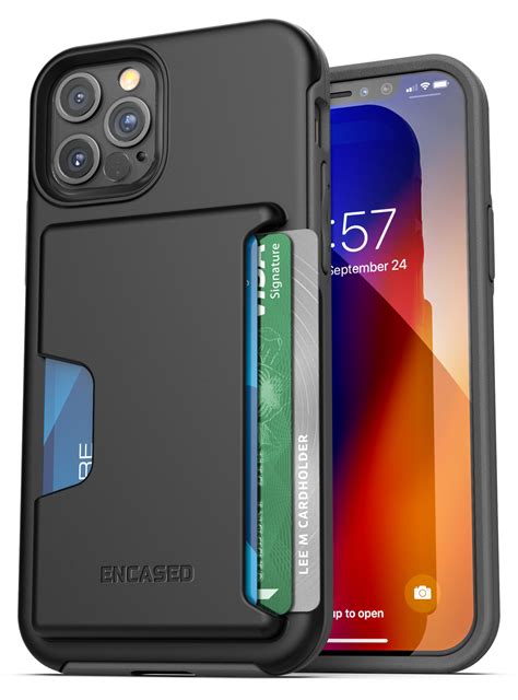 Keep your iphone powered up with wired or wireless charging holder options. Encased Apple iPhone 12 Pro Max Wallet Case (2020) Protective Cover with Card Holder Slot (3 ...