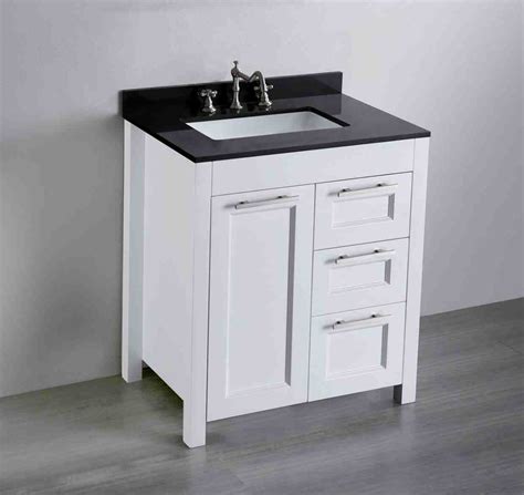 Walcut 18inch black bathroom vanity mdf wood cabinet resin counter top vessel sink set with faucet and pop up drain. 30 Inch Vanity Cabinet - Home Furniture Design