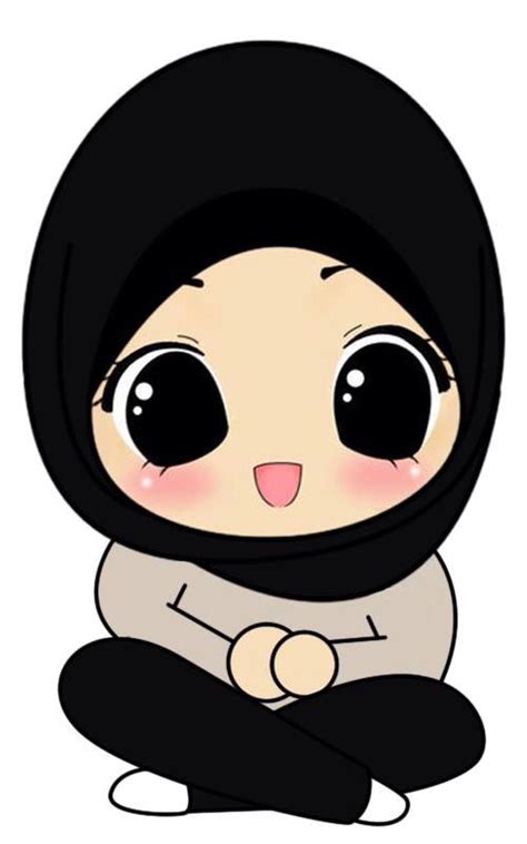 Anime Gambar Kartun Muslimah Lucu