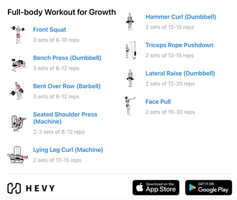 6 Full Body Workouts For Strength And Muscle Hevy