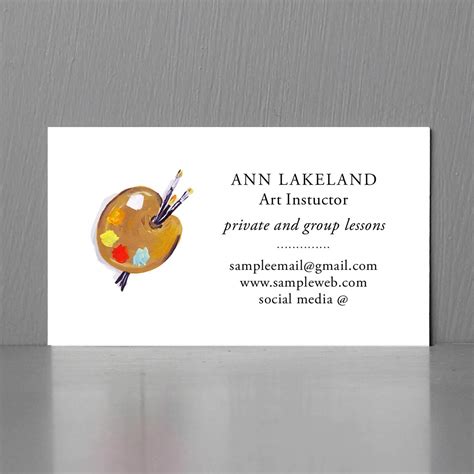 Craft Business Card Templates And Ideas For Artists And Crafters Design