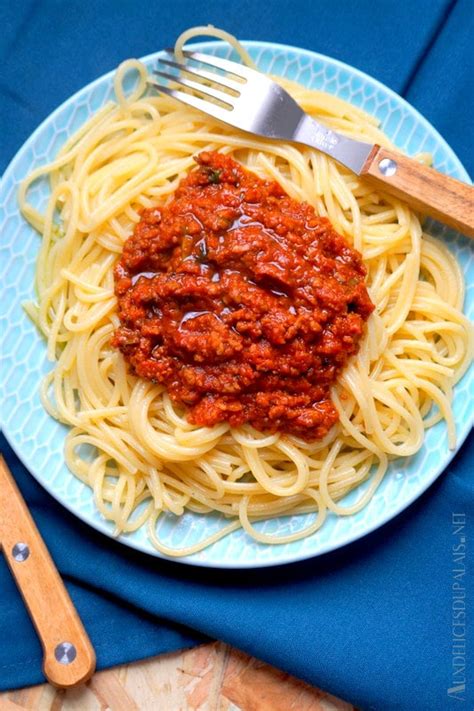 Spaghetti Bolognaise Recette Facile · Aux Délices Du Palais