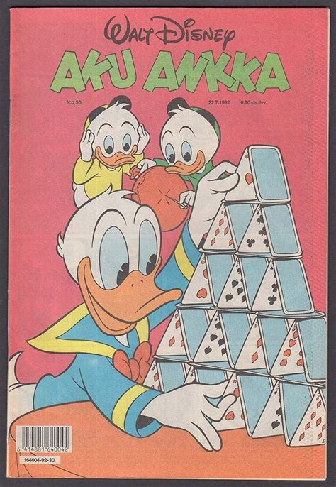 Walt Disney Aku Ankka Finnish Language Donald Duck Comic Book 30 227