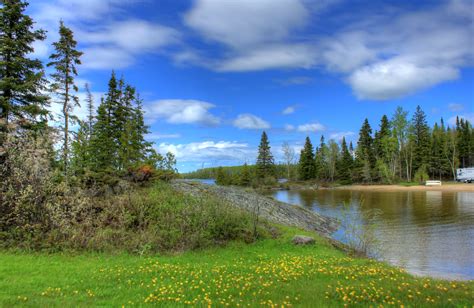 Landscape Of The Lakeshore At Lake Nipigon Ontario Canada Image