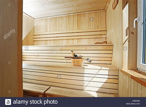 Sauna Bench High Resolution Stock Photography And Images Alamy