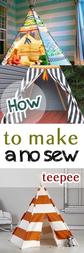 How To Make A No Sew Teepee Diy Kids Teepee No Sew Teepee Diy Kids Tent