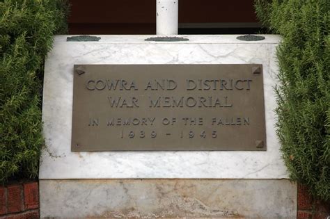 Cowra And District War Memorial Monument Australia