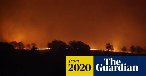 Bushfires Turn Day To Night Near Adaminaby In New South Wales Video