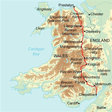 Walk Offas Dyke Path In 12 To 16 Days — Contours Walking Holidays