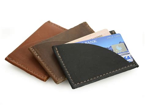 Spend $4,000 in first 3 months. Rustic Leather Credit Card Sleeves | Card sleeve, Credit ...