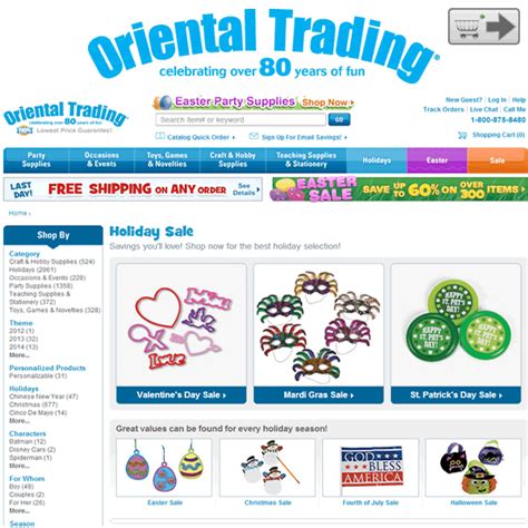 Oriental Trading Company Online Stores For Arts And Crafts Party