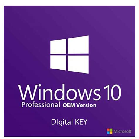 Microsoft Windows 10 Pro Oem License Activation License Key Delivery 64