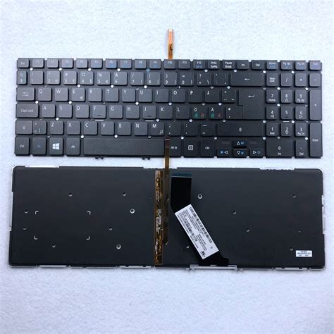 Nordic Backlit Keyboard For Acer Aspire V5 572 V5 572g V5 572p V5 572pg
