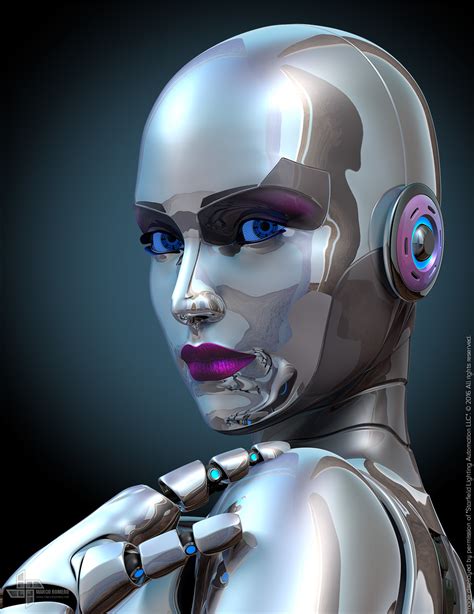 Female Robot On Behance