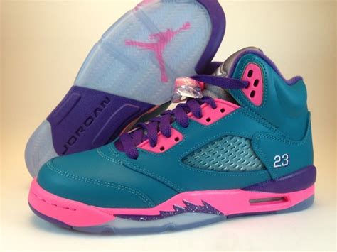 Shoes Jordans Pink Teal Purple Retro G Grey Cute