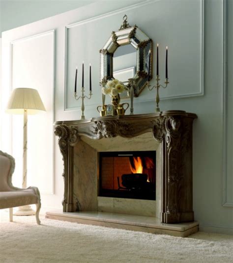 Stone Fireplaces Design With Art And Classic Styles Home Design And