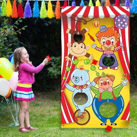 Carnival Toss Games With 3 Bean Bag Fun Carnival Game For Kids And