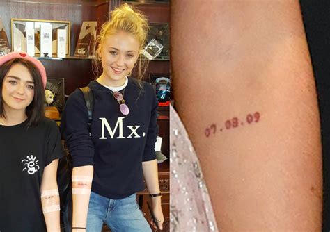 Heres The Meaning Behind Each Of Maisie Williams 7 Tattoos