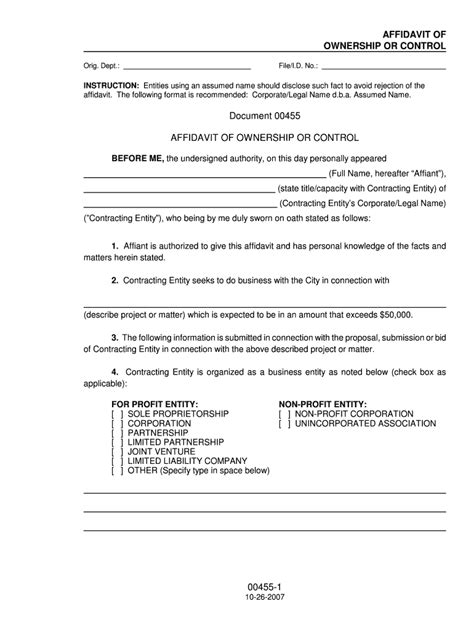 Affidavit Of Ownership Fill Out Sign Online Dochub