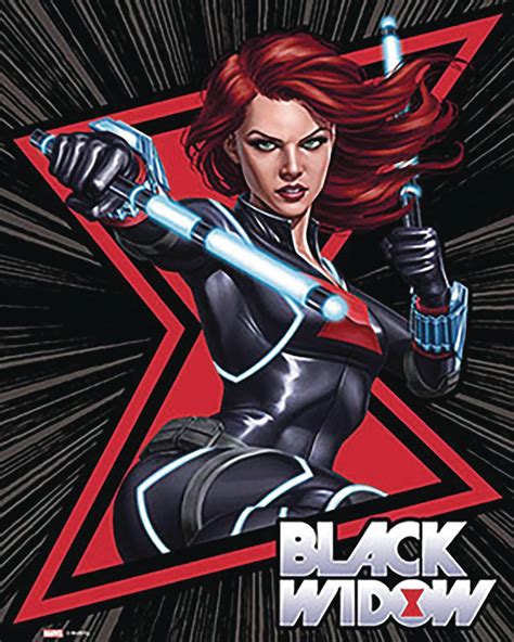 May212703 Marvel Heroes Black Widow 10in Wood Art Previews World