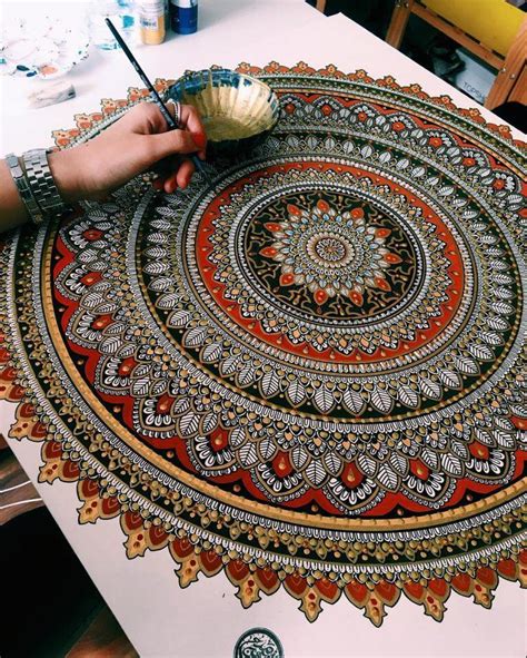 Traditional Mandala Painting Rpics