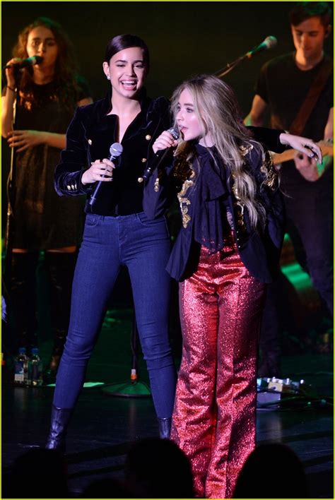 VIDEO Sofia Carson Joins Pal Sabrina Carpenter On Stage For Wild Side Duet Photo