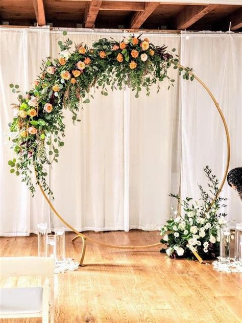40 Fabulous Round Wedding Arches That Really Inspire Weddingomania