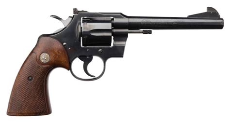 Colt Officers Model Match Da Revolver 38 Special