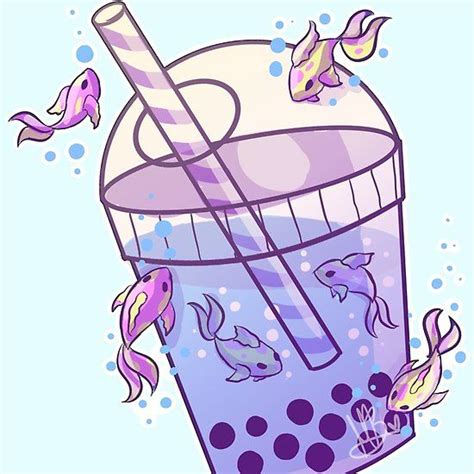 Scopri ricette, idee per la casa, consigli di stile e altre idee da provare. Boba Tea Fish by MynnuB Available on Redbubble | Cute food ...