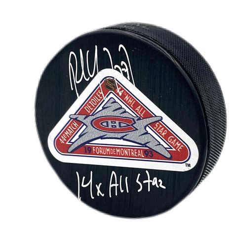 Paul Coffey Autographed And Inscribed Puck All Star 1993 Memorable