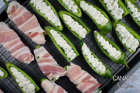 Cream Cheese Stuffed Bacon Wrapped Jalapenos Canapes And Soirees