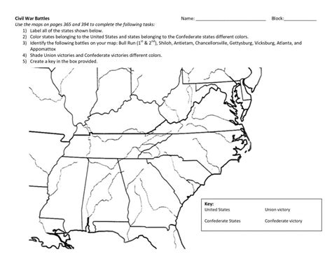 Civil War Blank Map Us History Map Beautiful Worksheets