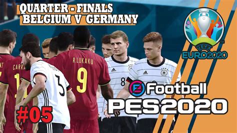 Q) what is the schedule for euro 2020? PES2020 UEFA EURO 2020 with GERMANY EP 05 | QUARTER FINALS | No Commentary - YouTube