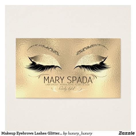 See how to start a private lash label. Makeup Eyebrows Lashes Glitter Diamond Gold Name Business ...