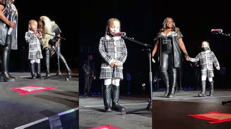 Tiny And Tis Daughter Heiress Harris Performs On The Stage During