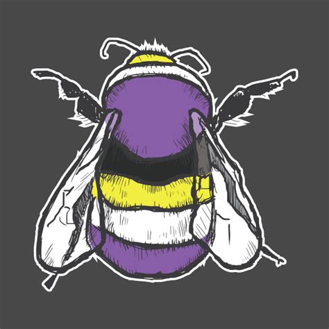 Nonbinary Bee - Nonbinary Bee - T-Shirt | TeePublic
