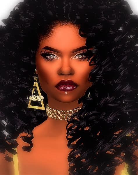The Black Simmer Sims 4 Afro Hair Sims 4 Black Hair Sims Hair