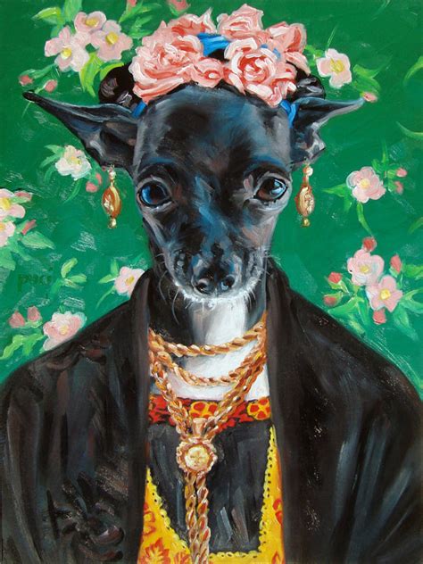 Chihuahua Winnie Is Frida Kahlo Pet Costume Dog Custom