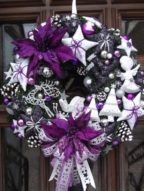 101 Creative Christmas Wreaths Ideas For All Types Of Decor Purple