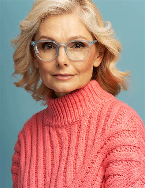 25 Best Hairstyles For Older Women Who Wear Glasses Grey Hair And