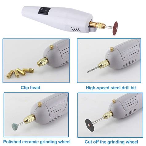Hand Drill Mini Electric Jewelry Drill Set Precision Speed Diy Micro