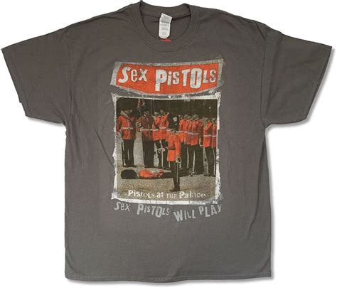 Sex Pistols Pistols At The Palace Grey T Shirt Sid Vicious