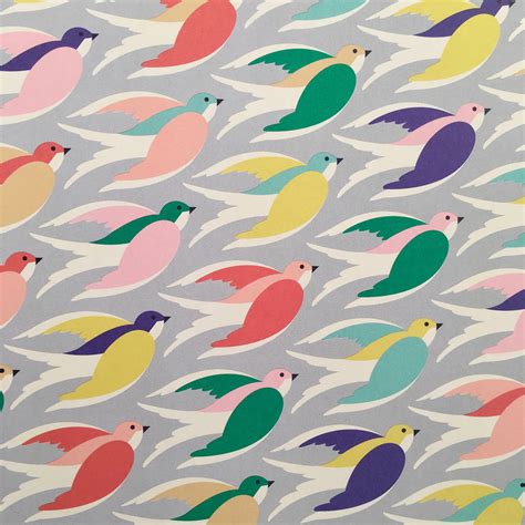 Bird Print Wrapping Paper T Wrap Collection By Elvira Van
