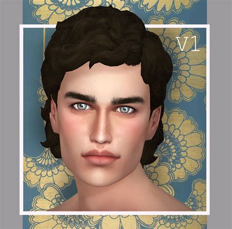 My Sims 4 Blog Curly Madness Hair For Males By Wistfulpoltergeist