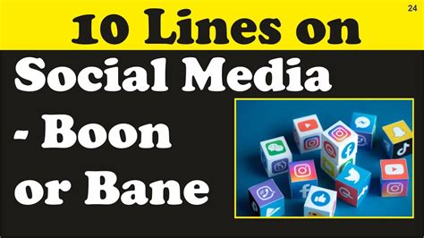 10 Lines On Social Media Boon Or Bane In English Social Media Is